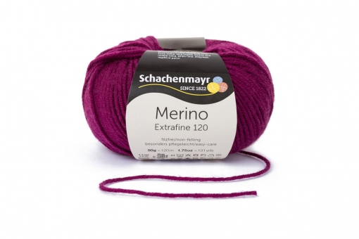 Merino Extrafine 120 Schachenmayr 00133 burgund