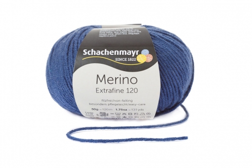 Merino Extrafine 120 Schachenmayr 00155 navy
