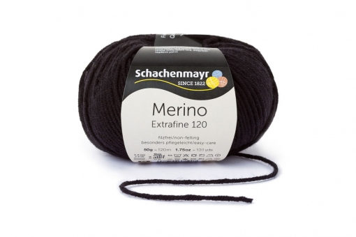 Merino Extrafine 120 Schachenmayr 00199 schwarz