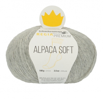 Regia Premium Alpaca Soft 4-ply 90 hellgrau meliert