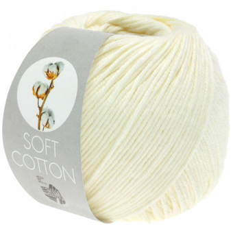 Soft Cotton Lana Grossa 02 Ecru