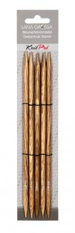 Strumpfstricknadeln Design-Holz Signal Lana Grossa 7,0mm x 20cm