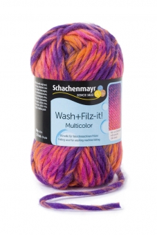 Wash+Filz-it! Multicolor Filzwolle Schachenmayr 00208 pink-lilac