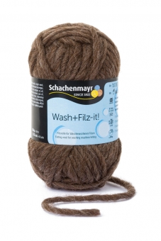 Wash+Filz-it! Filzwolle Schachenmayr 00033 grizzly